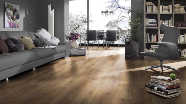 PARQUET 10MM MAMMUT PLUS CLIC AC5 CHENE MAKRO BRUN – Image 2