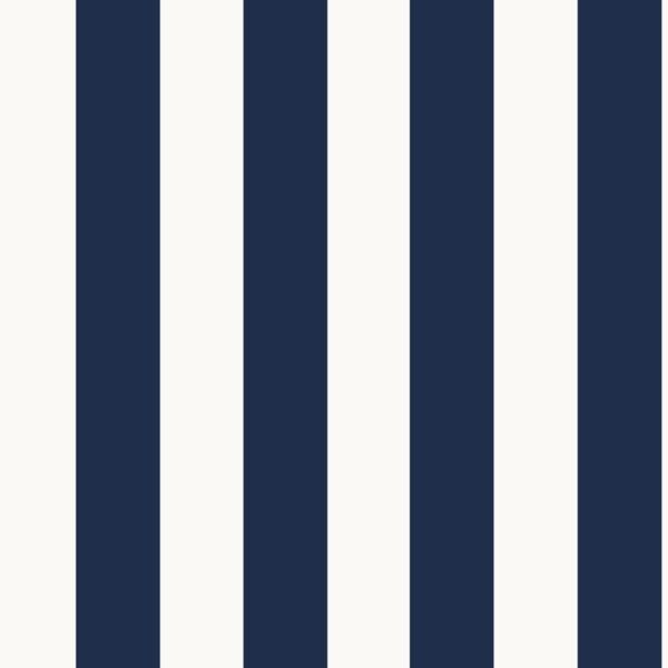 WALLPAPER PAPIER NAVY STRIPE 108557