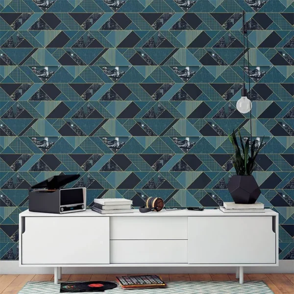 WALLPAPER PAPIER VI CITY BLEU 51192601 – Image 2