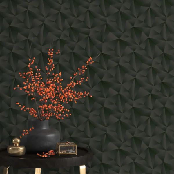 WALLPAPER PAPIER VI LYS 3D ANTHRACITE 51176619 – Image 3