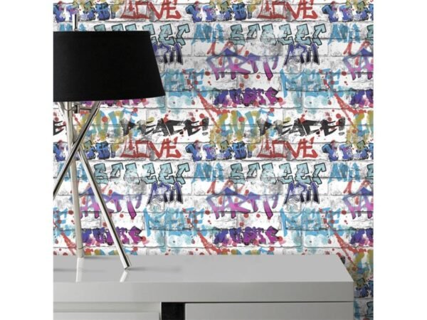 WALLPAPER PAPIER GRAFFITI MULTI 101686 – Image 3