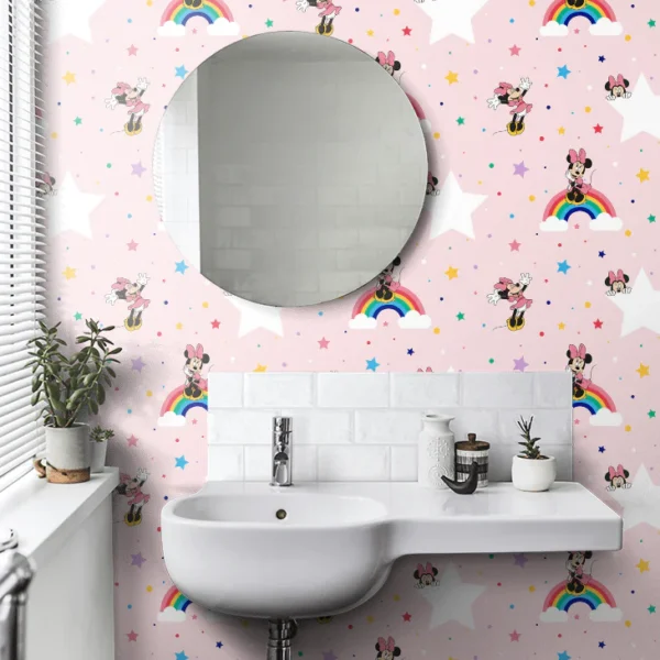 WALLPAPER PAPIER RAINBOW MINNIE 108592 – Image 4