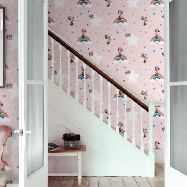 WALLPAPER PAPIER RAINBOW MINNIE 108592 – Image 3