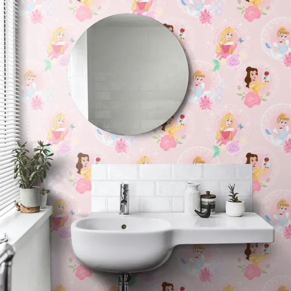 WALLPAPER PAPIER PASTEL PRINCESS 108593