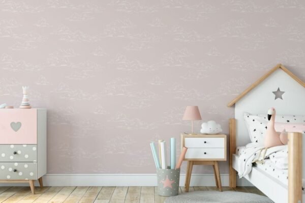 WALLPAPER PAPIER VINTAGE CLOUD GREY 108555 – Image 2