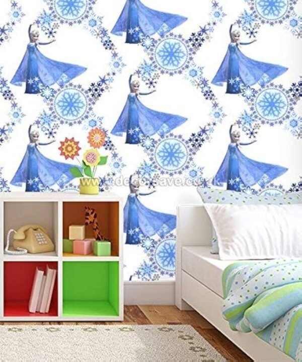 WALLPAPER PAPIER FROZEN SNOW QUEEN 70-540 – Image 2