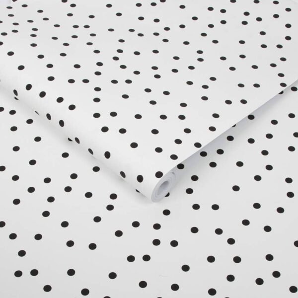 WALLPAPER PAPIER CONFETTI BLACK WHITE 108562