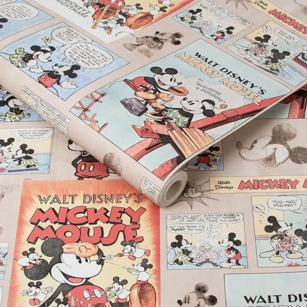 WALLPAPER PAPIER MICKEY VINTAGE EPISODE 70242