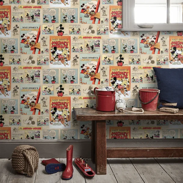 WALLPAPER PAPIER MICKEY VINTAGE EPISODE 70242 – Image 2