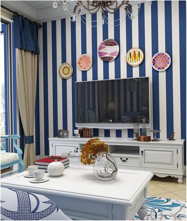 WALLPAPER PAPIER NAVY STRIPE 108557 – Image 4