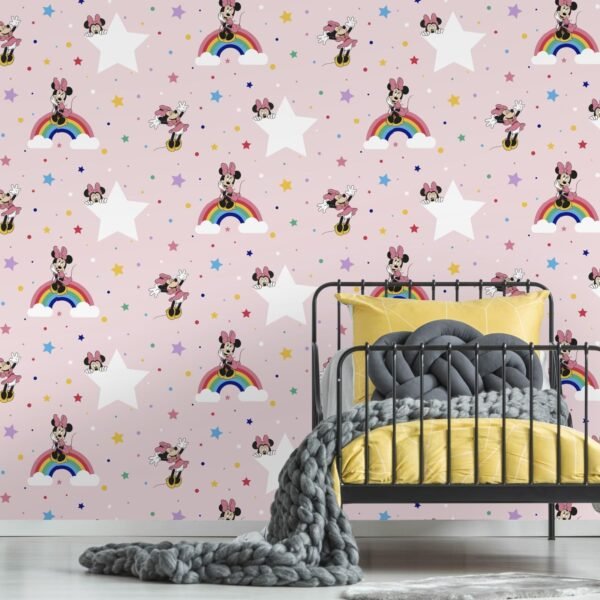 WALLPAPER PAPIER RAINBOW MINNIE 108592 – Image 2