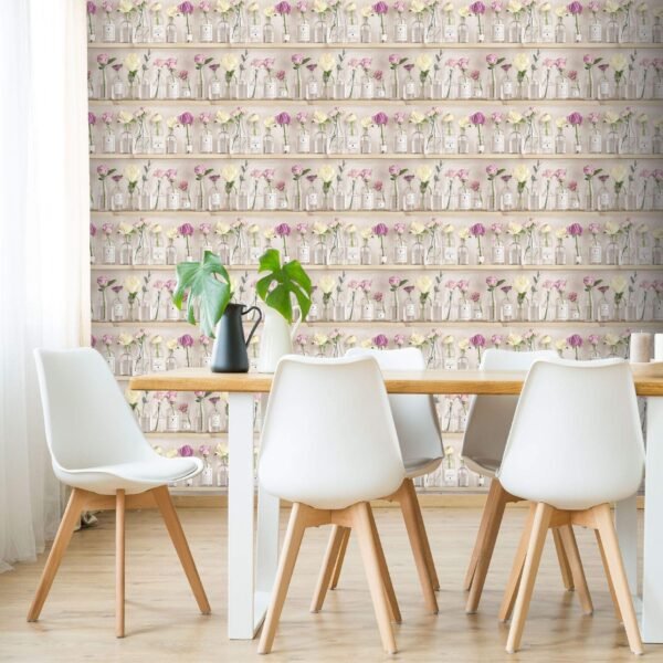 WALLPAPER PAPIER FLORISTA PINK 106373 – Image 2