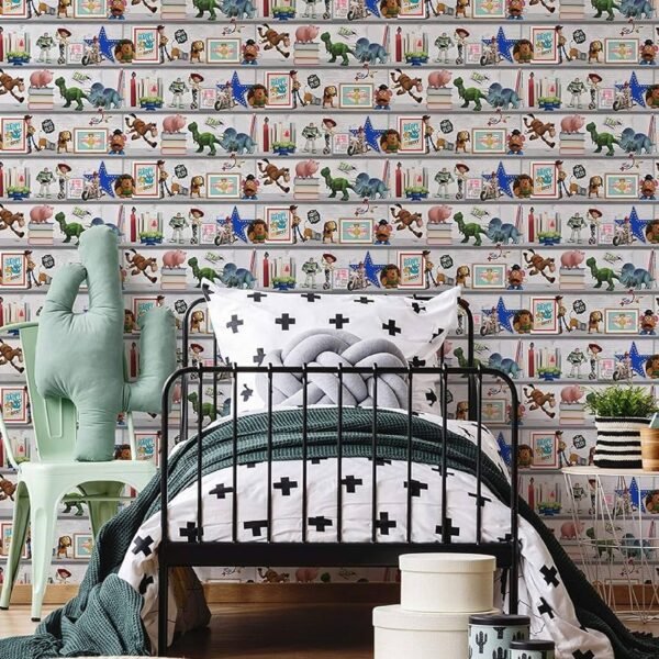 WALLPAPER PAPIER PEINT DISNEY BOOKSHELF 106455 – Image 3