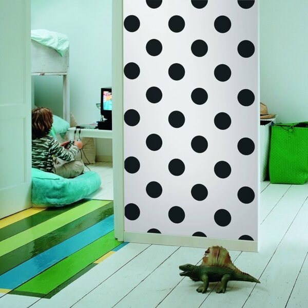 WALLPAPER PAPIER DOTTY BLACK WALLPAPER 100104 – Image 4