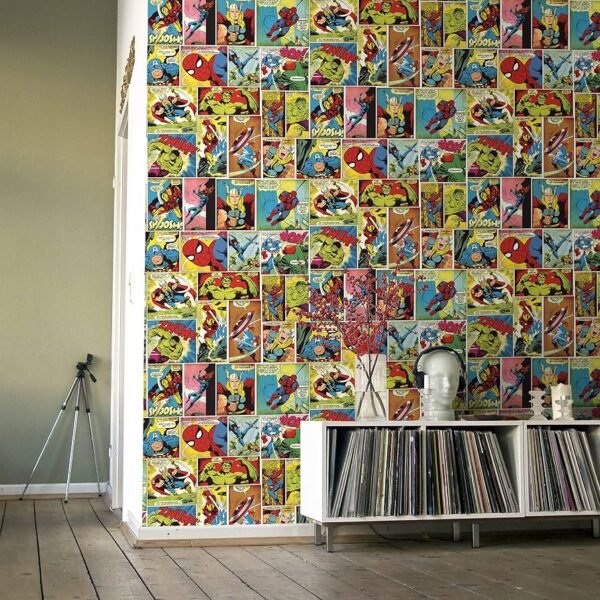 PAPIER PEINT KIDS EPUISE MARVEL COMIC STRIP 70264 – Image 2