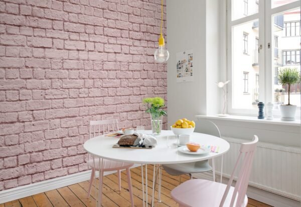 WALLPAPER PAPIER PINK BRICK 108591 – Image 4