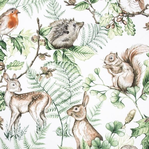 WALLPAPER PAPIER WOODLBAND ANIMALS NATURAL 108569