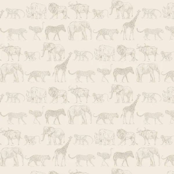 WALLPAPER PAPIER SAFARI CREAM 104894