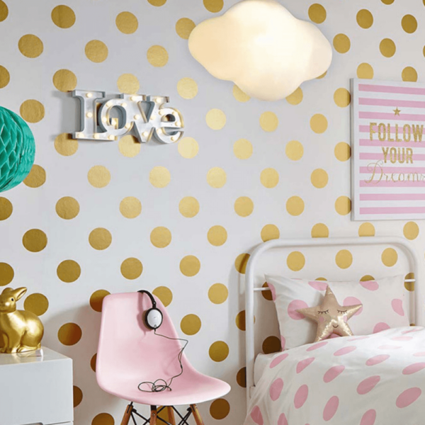 WALLPAPER PAPIER GOLD DOTTY WALLPAPER 100105 – Image 3