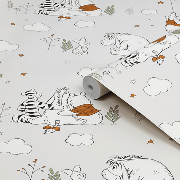 WALLPAPER PAPIER WINNIE THE POOH UP,AND AWAY 108594