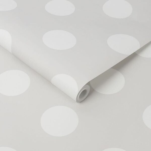 WALLPAPER PAPIER DOTTY GREY 100102