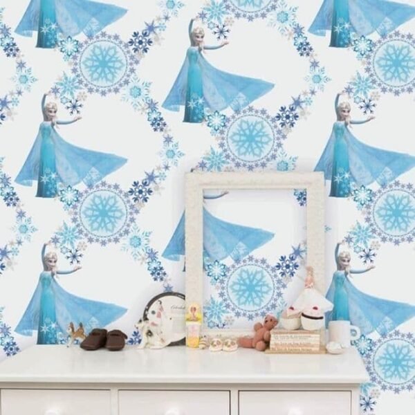 WALLPAPER PAPIER FROZEN SNOW QUEEN 70-540 – Image 3