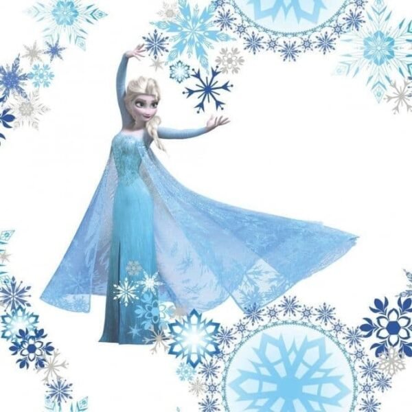 WALLPAPER PAPIER FROZEN SNOW QUEEN 70-540