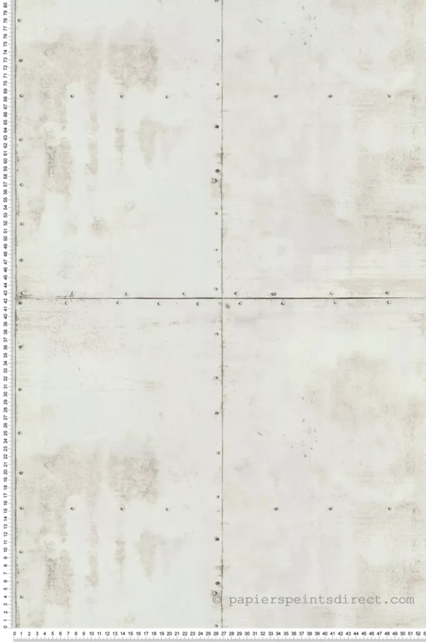 WALLPAPER PAPIER VI METAL GRIS PALE 51193009