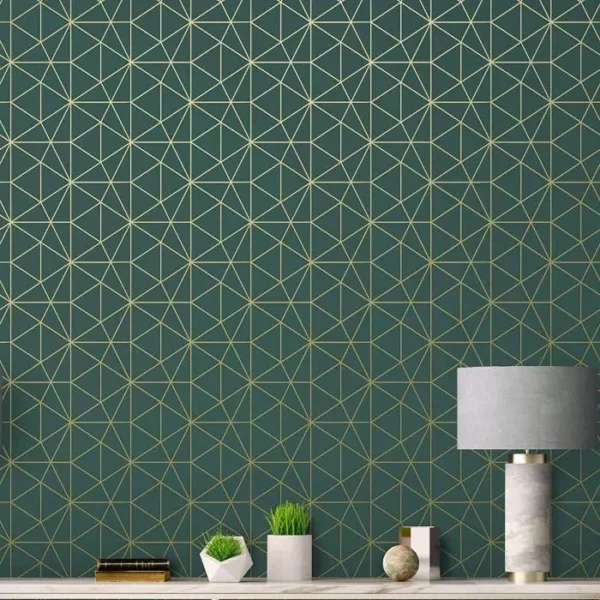 WALLPAPER PAPIER VI LYS 3D VERT EMERAUDE 51176604 – Image 4